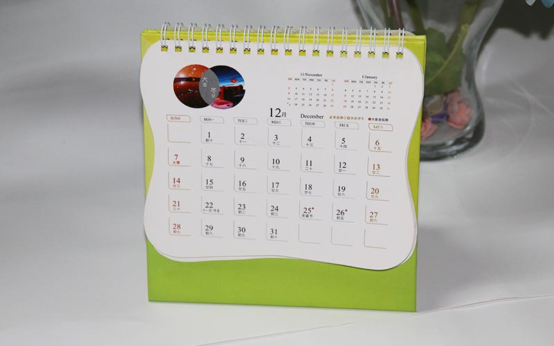 新款台曆定制廠家，定制各種